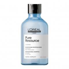Shampoing purificateur pour cheveux gras Pure ressource Série Expert
