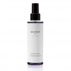 Spray éclaircissant argenté pour cheveux avec extensions 